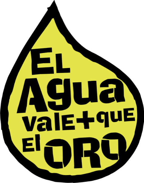 Logo used by several Latin American environmental movements against open pit mega-mining
